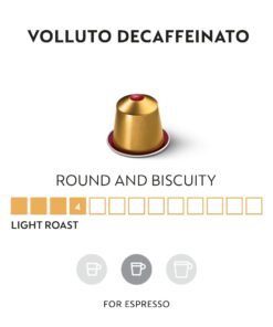 Alternative view of Nespresso Capsules OriginalLine, Volluto Decaffeinato Mild Roast Coffee, 10 Count (Pack of 5) Coffee Pods, Brews 1.35 Ounce, (ORIGINALLINE ONLY) 10 Count (Pack of 5)