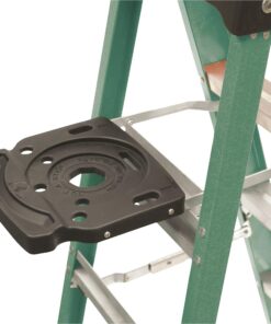 Louisville Ladder FS4008 Fiberglass Standard Step Ladder, 8 Feet, Green 12 71DJSJFOFBL