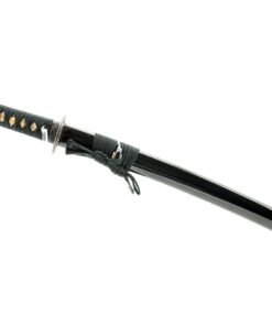 Handmade Sword - Japanese Wakizashi Sword, Practical, Hand Forged, 1045/1060/1080 Carbon Steel, Heat Tempered, Full Tang, Sharp, Wooden Scabbard Dragon661 11 71DJhfM5IYL