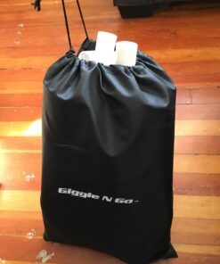 Giggle N Go Yard Games for Adults and Kids - Outdoor Polish Horseshoes Game Set for Backyard and Lawn with Frisbee, Bottle Stands, Poles and Storage Bag 27 71DJlg8ZuL