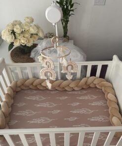 SAMYO Baby Crib Baby Bedding Battery-Operated Musical Mobile Rotary Music Box Plays 35 Tunes Volume Adjustable (Without Arm) 18 71DJzd moJL