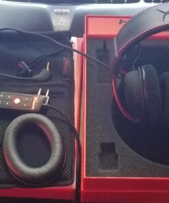 HyperX Cloud II - Gaming Headset, 7.1 Surround Sound, Memory Foam Ear Pads, Durable Aluminum Frame, Detachable Microphone, Works with PC, PS5, PS4, Xbox Series X|S, Xbox One – Red Wired 30 71DK0oGHWqL