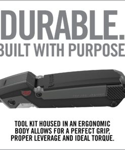 Real Avid Gun Tool Pro, 30-in-1 Gun Multitool for Shotgun & Rifles | Includes Choke Wrench,Bit Driver,Screwdrivers,Allen Set,Turret Tool,Tap Hammer & Files for Gunsmithing 25 71DK9nLr6aL