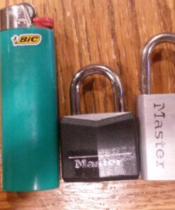 Master Lock Covered Aluminum Padlock with Key, Black, 4 count (Pack of 1) 4 count (Pack of 1) 30 71DKF7rADnL