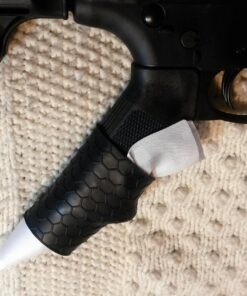 Covert Clutch Universal Tactical Grip Sleeve - The Original Hex Pattern Gun Grip - 100% Made in USA Tactical Matte Black 39 71DKIGVhNL