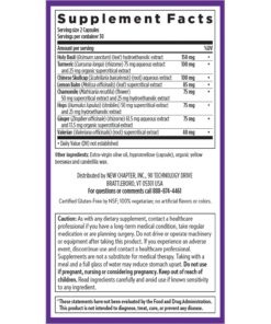 New Chapter Sleep Aid – Zyflamend Nighttime for Sleep Support with Turmeric + Valerian Root + Lemon Balm + Holy Basil, Vegetarian Capsules, 60 Count 15 71DKPWIp5wL