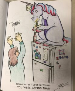 Unicorns Are Jerks: A Funny Adult Coloring Book Exposing the Cold, Hard, Sparkly Truth (Hilarious Unicorn Christmas Gift or Stocking Stuffer for Adult Women) Paperback, Picture Book 23 71DKVxQSufL