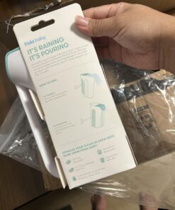 Frida Baby Control The Flow Polypropylene ABS Rinser|Bath Time Rinse Cup with Easy Grip Handle and Removable Rain Shower 32 71DKvlM9YiL