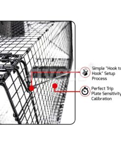 Humane Way 914050 Heavy Duty Live X-Large Dog Trap, X 50"x19"x24 14 71DL6CYLifL