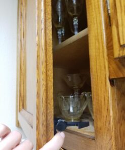 Child Locks for Cabinets and Drawers - 12 Pack - No Drill Baby Proofing Cabinets, Make Baby Safety Easy with Baby Cabinet Locks, These Cabinet Child Locks Secure Drawers, Cupboards, Cabinet in Seconds 12 Count (Pack of 1) 62 71DLRitzVOL