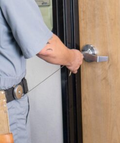 KEY-BAK Original Retractable Key Holder Keychain with a Black Front, Steel Belt Clip, and Split Ring 48" Kevlar (8 oz. Load) 19 71DLakT2beL