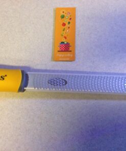 Deiss PRO Citrus Zester & Cheese Grater - Parmesan Cheese Lemon, Ginger, Garlic, Nutmeg, Chocolate, Vegetables, Fruits - Razor-Sharp Stainless Steel Blade, Wide, Dishwasher Safe (ORANGE) Orange 39 71DLiM27VML