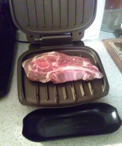 George Foreman 2-Serving Classic Plate Electric Grill and Panini Press, Black, GR136B 28 71DNb JWfPL 1