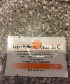 LivOn Laboratories Lypo–Spheric Vitamin C – 30 Packets – 1,000 mg Vitamin C & 1,000 mg Essential Phospholipids Per Packet – Liposome Encapsulated for Improved Absorption – 100% Non–GMO Unflavored 0.2 Fl Oz (Pack of 30) 37 71DNjCtt7L