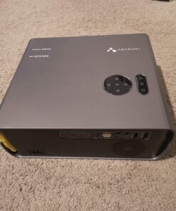 Projector with WiFi and Bluetooth, ASAKUKI Native 1080P 4K Support 450 ANSI Outdoor Movie Proyector, Indoor Home Theater w/ Portable Bag, Compatible w/ Sticks/Phone/iphone/Laptop 62 71DNoRaBOXL