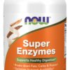 NOW Supplements, Super Enzymes, Formulated with Bromelain, Ox Bile, Pancreatin and Papain,180 Capsules 180 Count (Pack of 1)