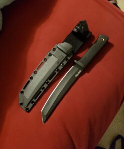Cold Steel Recon Tanto Fixed Blade Knife with Sheath, SK-5 Steel, 7.0" (49LRT) 63 71DQ8YA02SL