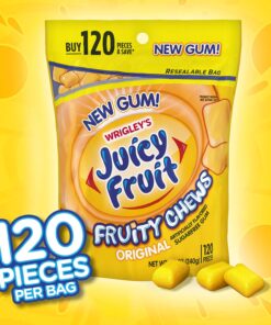 Alternative view of Juicy Fruit, Fruity Sugarfree Chewing Gum, 120 ct 120 Count (Pack of 1)