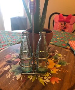 TableCraft Coca-Cola Salt and Pepper Shaker Set with Chrome Plated Metal Rack, Coca-Cola Salt and Pepper Shaker Set 26 71DRGw2fVL