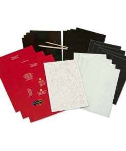 Melissa & Doug Deluxe Combo Scratch Art Set: 16 Boards, 2 Stylus Tools, 3 Frames 7 71DROy1T oL