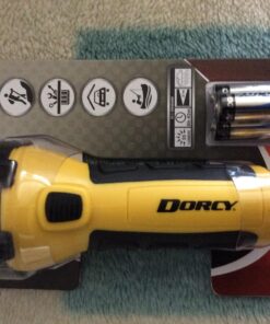 Dorcy 55 Lumen Floating Water Resistant LED Flashlight with Carabineer Clip, Yellow (41-2510) 36 71DRrDfvBL