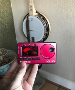 KLIQ MetroPitch - Metronome Tuner for All Instruments - with Guitar, Bass, Violin, Ukulele, and Chromatic Tuning Modes (MetroPitch, Red) 26 71DRtEJhtJL