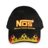 NOS 19109F NOS Cotton Flame Designed Ball Cap with NOS Logo