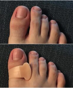 ZenToes Gel Toe Separators for Overlapping Toes, Bunions, Big Toe Alignment, Corrector and Spacer - 4 Pack (Beige) Beige 42 71DSak 5zNL
