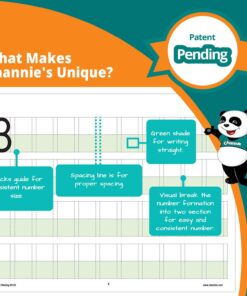 Channie’s Neat Numbers Visual Workbook 80 Pages 11x8.5 inch Pre-K -K Summer School, Summer Bridge 11 71DScjNTy4L