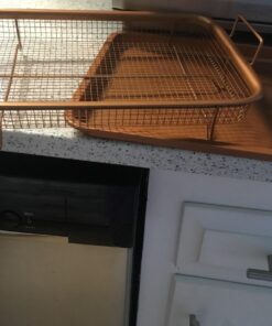 Copper Chef, 2-Piece Non-Stick Bakeware Set for Oven with Crisper Pan and Cookie Sheet, 13 x 9-Inch, N5O4RBL, Copper 36 71DTTnerQ L