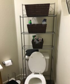 Whitmor Rattique Java Set of 3 Pieces Storage Baskets -Small (8.5"x11.4"x5.5"), Medium (9.8"x13"x6") and Large (11.4"x14.6"x6.5") 36 71DTlaZOKTL