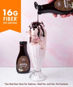 ChocZero's Chocolate and Caramel Syrup. Sugar Free, Low Net Carb, No Preservatives. Gluten Free. No Sugar Alcohols. Great for waffles and pancakes (2 bottles) 19 71DTrWDm2OL
