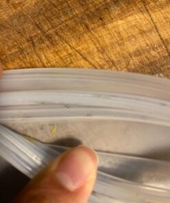 Stasher Reusable Silicone Storage Bag, Food Storage Container, Microwave and Dishwasher Safe, Leak-free, Sandwich, Clear Single 56 71DTwWW9NhL