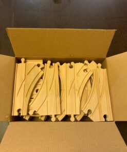 Wooden Train Track 52 Piece Set - 18 Feet Of Track Expansion And 5 Distinct Pieces - 100% Compatible with All Major Brands Including Thomas Wooden Railway System - by Right Track Toys, T 51 71DU8s8KxvL