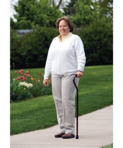 Carex Offset Designer Cane, Gray Grey Regular 19 71DUMnny US