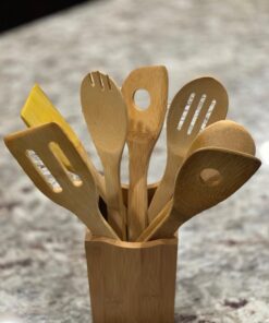 Oceanstar Bamboo Cooking Utensil Set, 12 Inch, Natural 19 71DUPjCRQoL