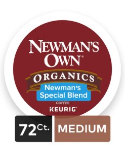 Newman's Own Organics Keurig Single-Serve K-Cup Pods Newman's Special Blend Medium Roast Coffee, 72 Count 12 Count (Pack of 6) 21 71DUo8qZOLL