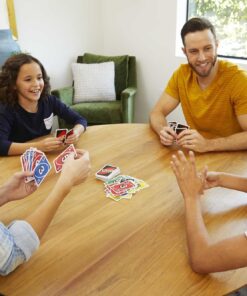 UNO - Classic Colour & Number Matching Card Game - 112 Cards - Customizable & Erasable Wild - Special Action Cards Included - Gift for Kids 7+, W2087 Multicolor Single 16 71DVkK2yYL