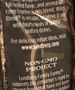 Lundberg Family Farms - Wild Blend Rice, Pantry Staple, Great for Cooking, Versatile, Rich Color, Full-Bodied Flavor, Whole Grain, Non-GMO, Gluten-Free, Vegan, Kosher (16 oz, 6-Pack) 8 71DW RbfMSL