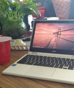 Acer Chromebook R 11 Convertible, 11.6-Inch HD Touch, Intel Celeron N3150, 4GB DDR3L, 32GB, CB5-132T-C1LK, Denim White 43 71DWcFkZ12L