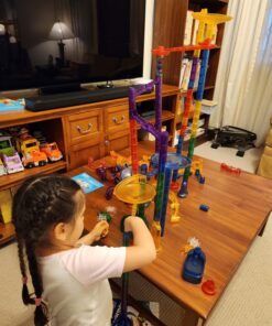 Marble Genius Marble Run (300 Complete Pieces) Maze Track or Race Games for Kids Ages 4-8, for Adults, Teens, and Toddlers, (118 Translucent Marbulous Pieces + 119 Glass-Marble Set), Extreme Set 4.) Extreme Set - 300 Complete Pieces 30 71DXCLaGaIL