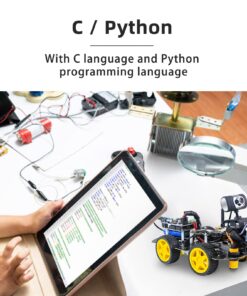 WiFi Smart Robot Car Kit with UNO R3, Line Tracking and Obstacle Avoidance Ultrasonic Sensor, HD Camera Wireless RC Intelligent Educational Toy Car Robotic Kit for Arduino Learner (Upgraded Version) 19 71DXHfqgOGL