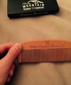 Hair Comb - Wood with Anti-Static & No Snag Handmade Brush for Beard, Head Hair, Mustache with Design in Gift Box 41 71DXlqCRDPL 1