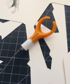 Fiskars 163050-1001 Fingertip Craft Knife, 7 Inch, Orange _ 25 71DYStEvToL