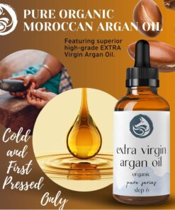 Alternative view of Foxbrim Naturals Extra Virgin Argan Oil for Hair Skin Face & Nails - USDA Certified Single Ingredient 100% Pure Organic Moroccan Oil & Skin Moisturizer, Cold & First Pressed Only - (2 oz)