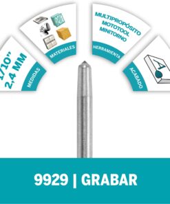 Dremel 9929 Rotary Tool Engraver Bit with Diamond Point- Perfect for Engraving Metal, Glass, and Wood, Grey , Gray 10 71DZXs9nPsL