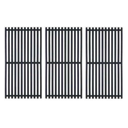 463242516 Grill Grates Replacement Parts for Charbroil Tru Infrared 3 Burner Gas Grill Parts 463242515 463367016 Grates G466-0025-W1A G474-0017-W1 Char-Broil 3 Burner 17 inch Cast Iron Cooking Grids 17 x 22 1/2" total 3pcs grates