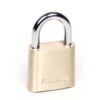 CCL Security Products Brass Sesamee K436 4 Dial Bottom Resettable Padlock with 1-Inch Hardened Steel Shackle and 10000 Potential Combinations, 1 Inch Shackle Clearance Brass, Boxed 3 71DZzjv2OVL