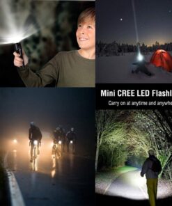 yIFeNG Tactical Flashlight Led Flashlight High Lumens S1000 - XML T6 Upgraded Flash Light Ultra Bright with Zoomable 5 Modes, Camping Accessories for Outdoor Emergency Gear (2 Pack) 2 Pack 42 71Da38OP4xL