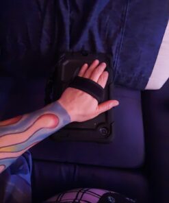 HXCASEAC Shockproof Case for Samsung Galaxy Tab A7 Lite with Screen Protector / 360 Rotating Hand Strap/Built-in Stand/Protective Carrying Case for Tab A7 lite 8.7 Case SM-T220 T225 T227, Black Black/Black 8.7 inch-Tab A7 lite 37 71DatkAVS8L